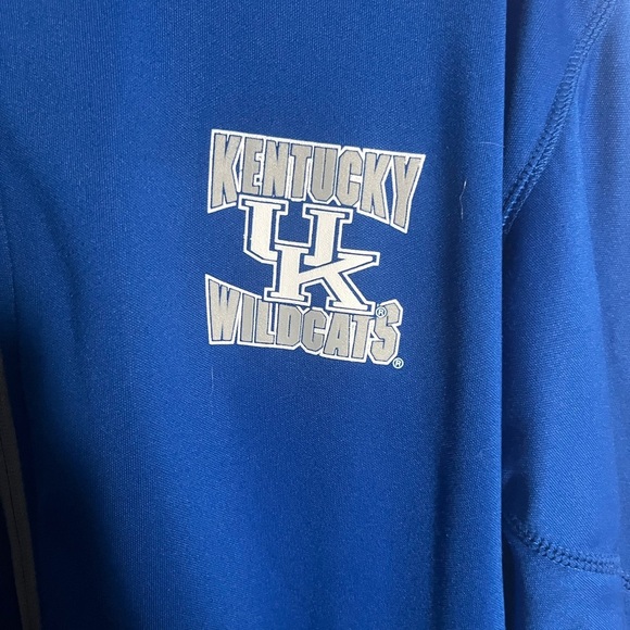 Men’s Blue Russell Kentucky Wildcats Full Zip Up Jacket Size L - Picture 2 of 7